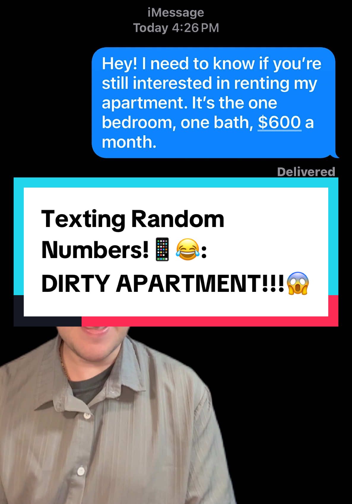 Texting Random Numbers!📱😂: DIRTY APARTMENT!!!😱 #nyc #text #prank 