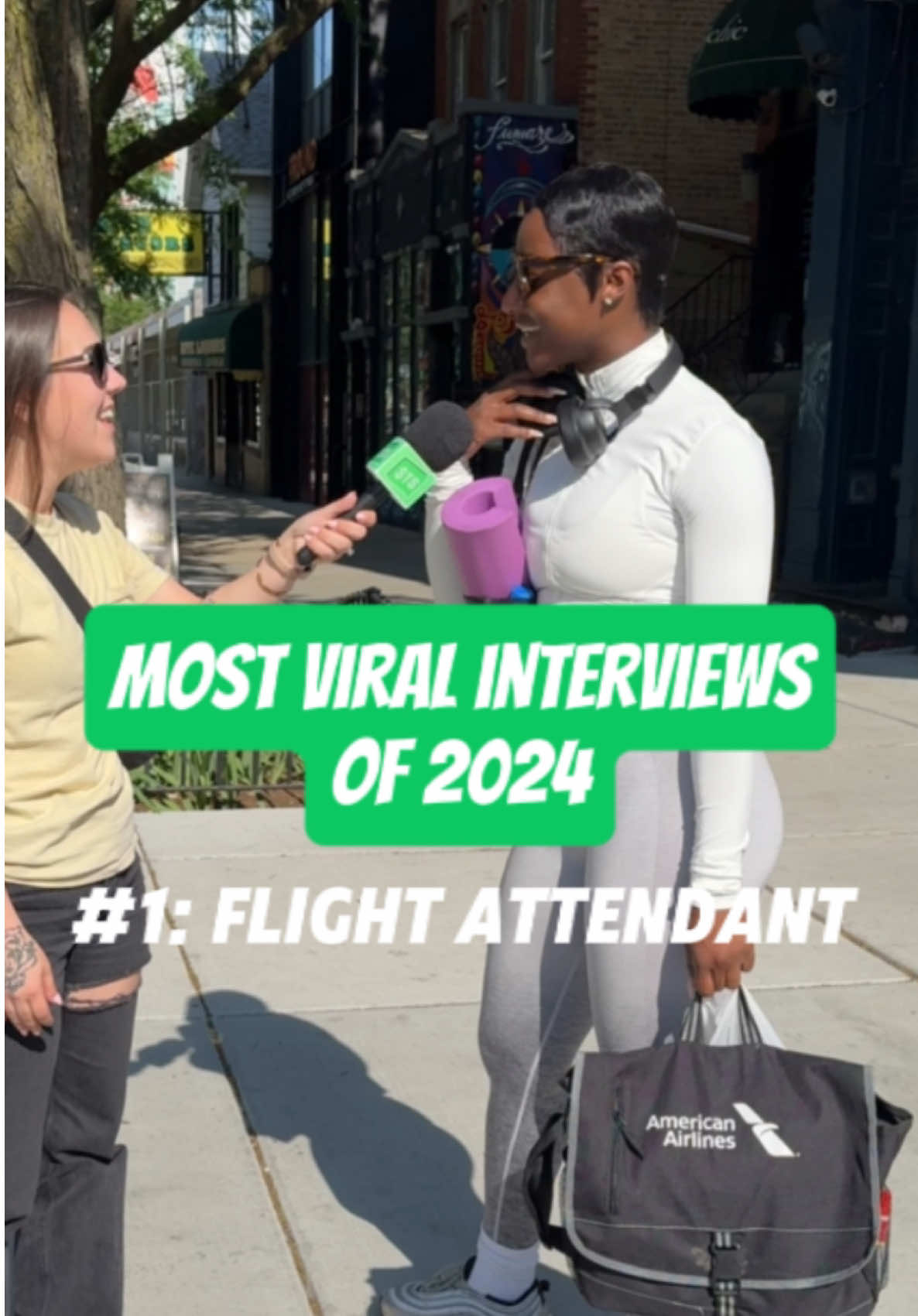 Our MOST VIRAL interview from 2024! How much does a #FlightAttendant make? Filmed in Chicago, IL📍 Huge thanks for her transparency and being a leader in her industry! 💚 #salarytransparentstreet #salarytransparency #paytransparency #howmuchdoyoumake #flightattendantpay #flightattendantstrike #flightattendantlife #topinterviews #mostviralinterviews #mostpopularinterviews 