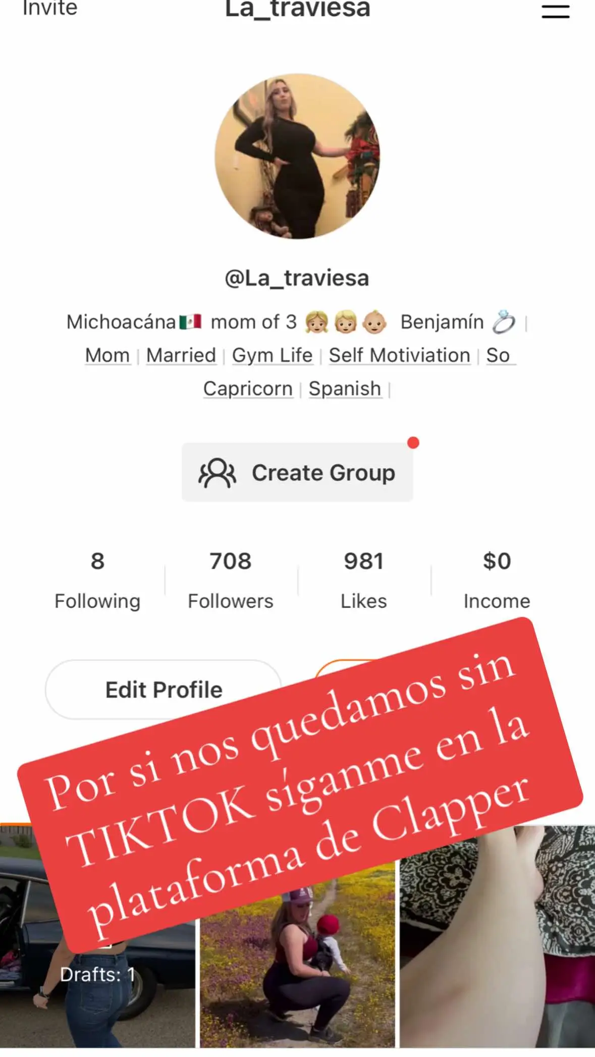 Por si nos quedamos sin tiktok🥹 #fy #foryoupage #fyp #paratii #latina #viralvideo #trending #michoacana #clapper #byetiktok #adiostiktok #end #sad #followme #latraviesa #fypシ 