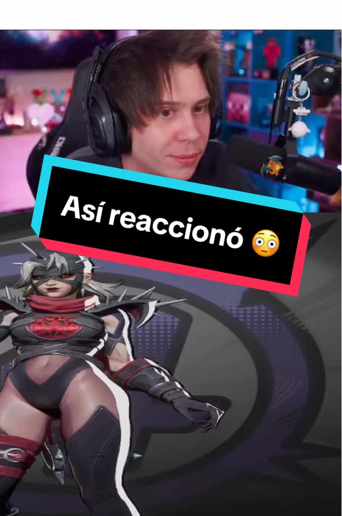 Rubius reacciona así al nuevo personaje 😳 #rubius #rubiusclips #streamers #marvelrivals #parati 