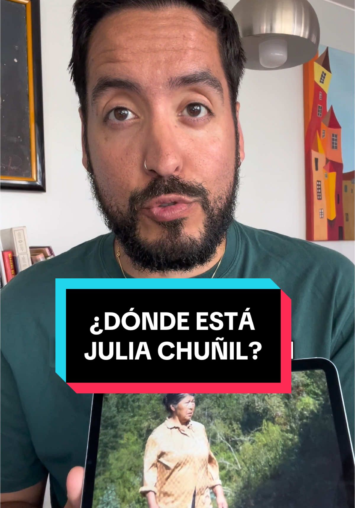 ¿QUÉ PASA, TIKTOK? 👋🏻  En este #ViernesDeHistorias una sola pregunta: ¿dónde está Julia Chuñil? #periodista #historia #juliachuñil #desaparecida #apple #ipadmini