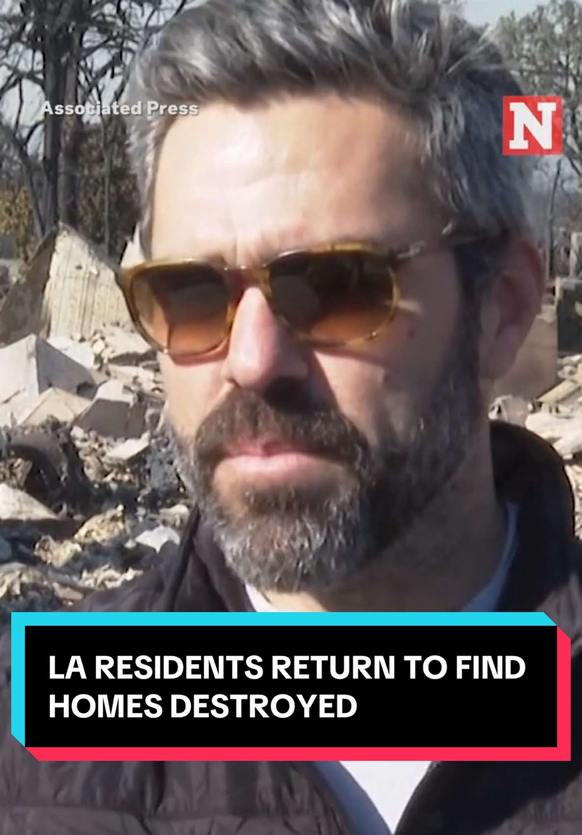 Residents of Pacific Palisades and the Altadena neighborhood in Los Angeles returned to find their homes completely destroyed in the wildfire that tore through the area this week.