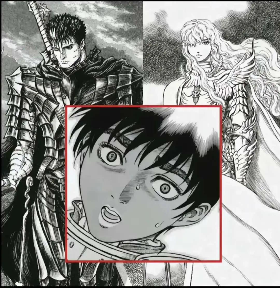 I same event, different time ] #berserk #berserkedit #berserkmanga #berserkmangaedit #guts #griffith #casca #bandofthehawk #blackswordsman #eclipse #sacrifice #goldenage #darkage #anime #manga