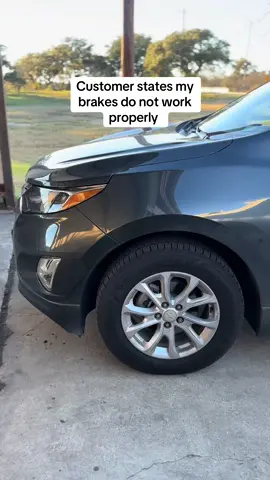 Losing your brakes is a scary thing. I’m so happy this equinox has brakes again. #customerstates #customer #chevorlet #equinox #brake #brakes #mechanic #mechaniclife #mechanicsoftiktok #automotive #autoshop #autorepair #automotive #automotivetechnician #foryoupage #fy #fyp #viral 