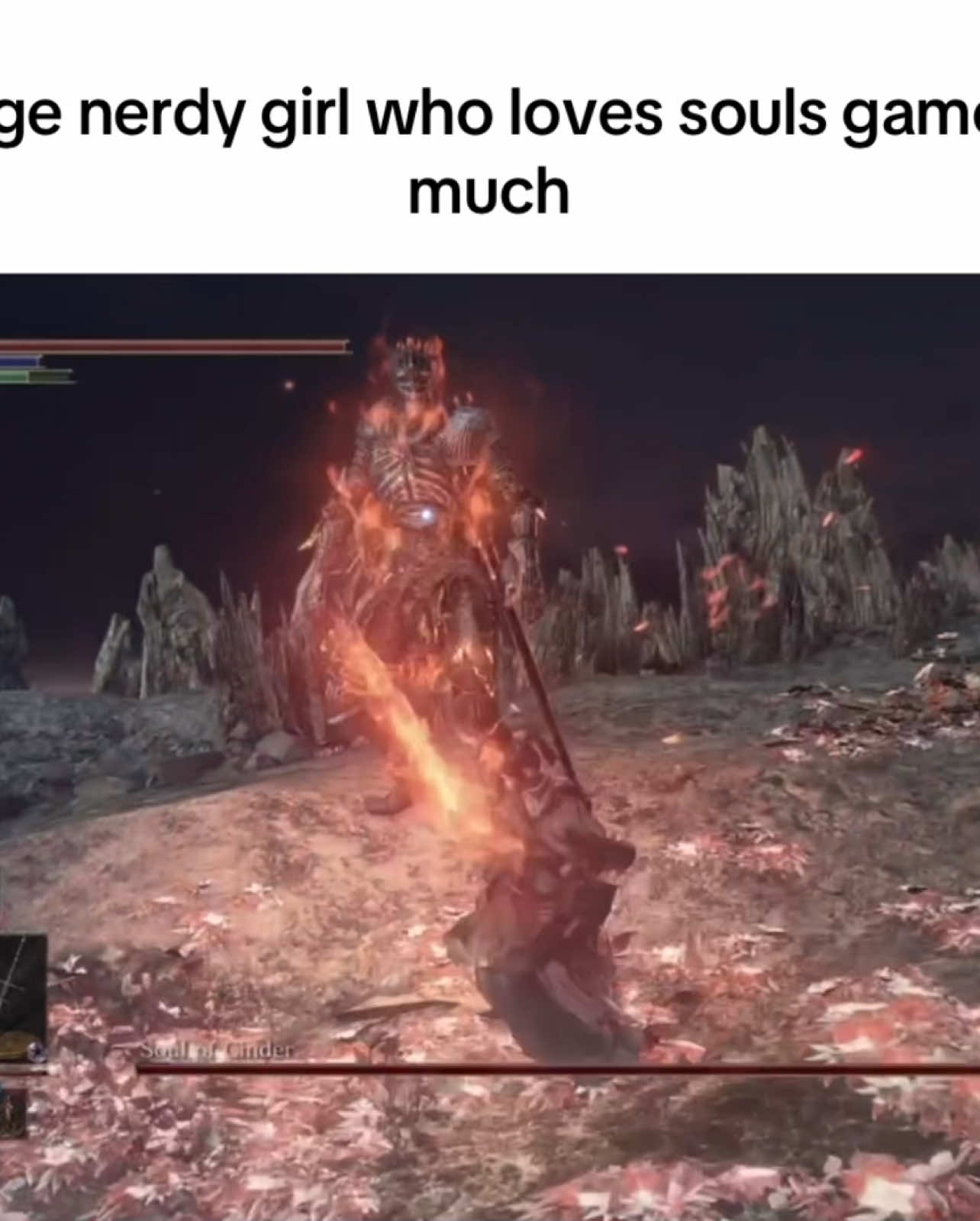 SoC is easily my fav ds3 boss, time for the dlcs #darksouls #fromsoftware #ds3 #soc #boss #fyp #real #girl #viral #final #fight #soulsborne #gaming 