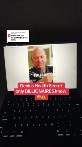 Replying to @Marlin Money Dana white is a genius #antiaging #fountainofyouth #NAD #resultsmayvary 