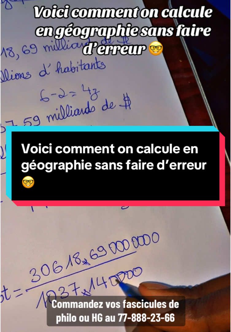 Voici comment on calcule en géographie sans faire d’erreur 🤓