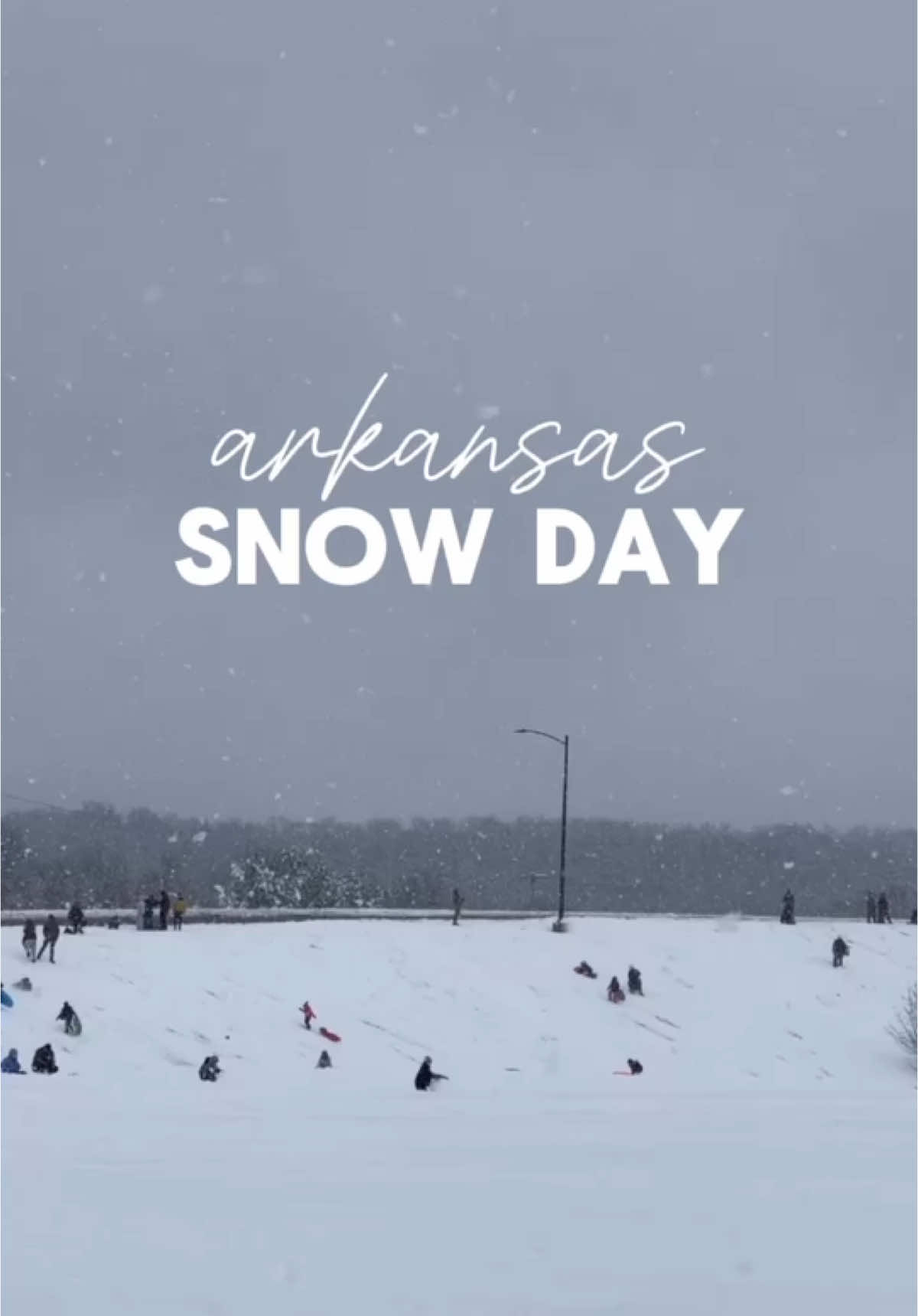 How did you spend your snow day? #Arkansas #snow #uca #conwayarkansas 