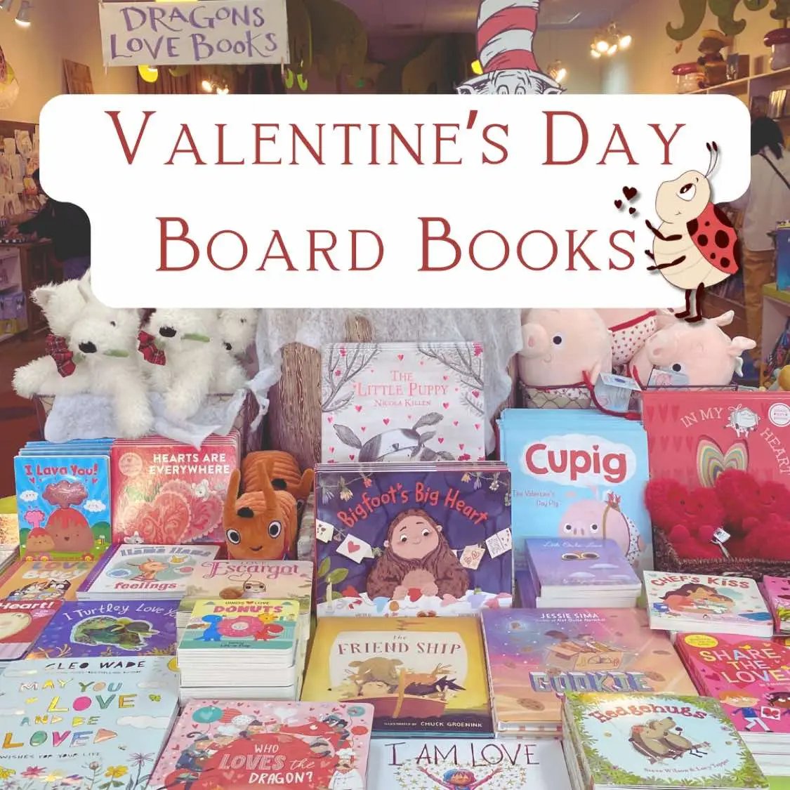 With Valentine’s Day approaching, The Reading Bug has the perfect love themed board books! Visit us on our website (link in bio) or in store to get one of these adorable books! 💕💝 #boardbooks #BookTok #kidsbooks #kidsbookstore #kidsbookrecommendations #boardbookrecommendation #ValentinesDay #sancarlos #independentbookstore