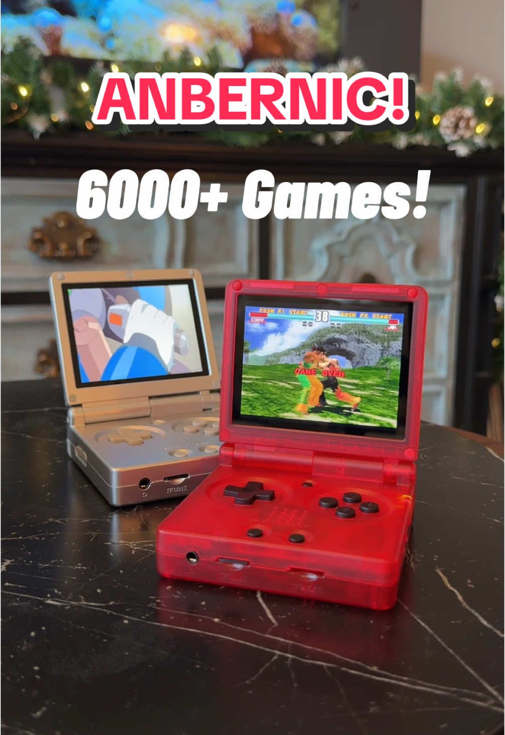 This console from Anbernic comes pre-installed with over 6000 retro games! Tons of classic games from the 80s, 90s and 2000s and you can even plug it into the TV! #anbernic #retro #retrogames #gaming #games #videogames #console #handheld 