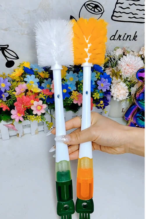 This five-in-one multifunctional cup brush is really practical for cleaning gaps in cup lids. Special attention should be paid to thermos cups, water cups, and children’s sippy cups #cleaningbrush