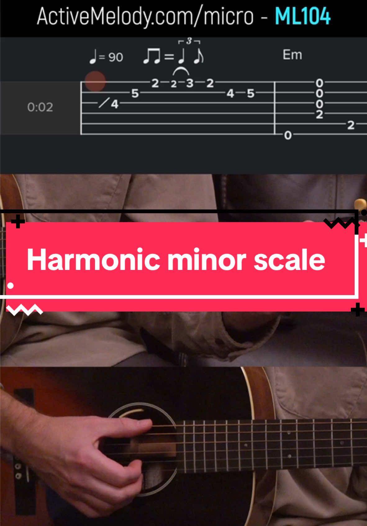 How to use the Harmonic Minor Scale when improvising. 1 note makes all the difference! #guitarlessons #guitartutorial 