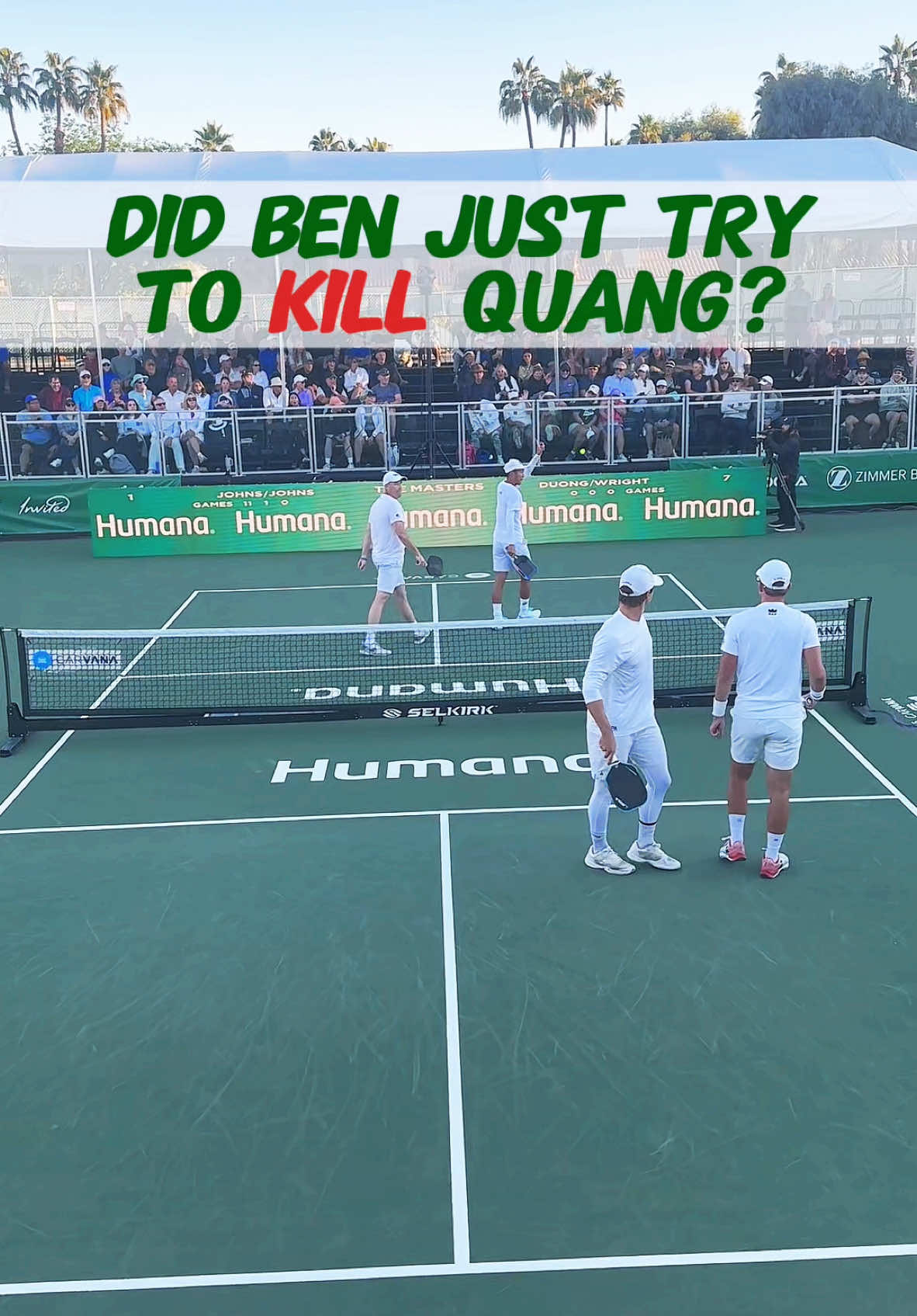 That stare down. 😳 @Ben Johns @Carvana PPA Tour #pickleball #pickleballplayers #pickleballhighlights #pickleballtournament #pickleballtiktok #pickleballcourt #highlights #foryou #trending #thekitchen 