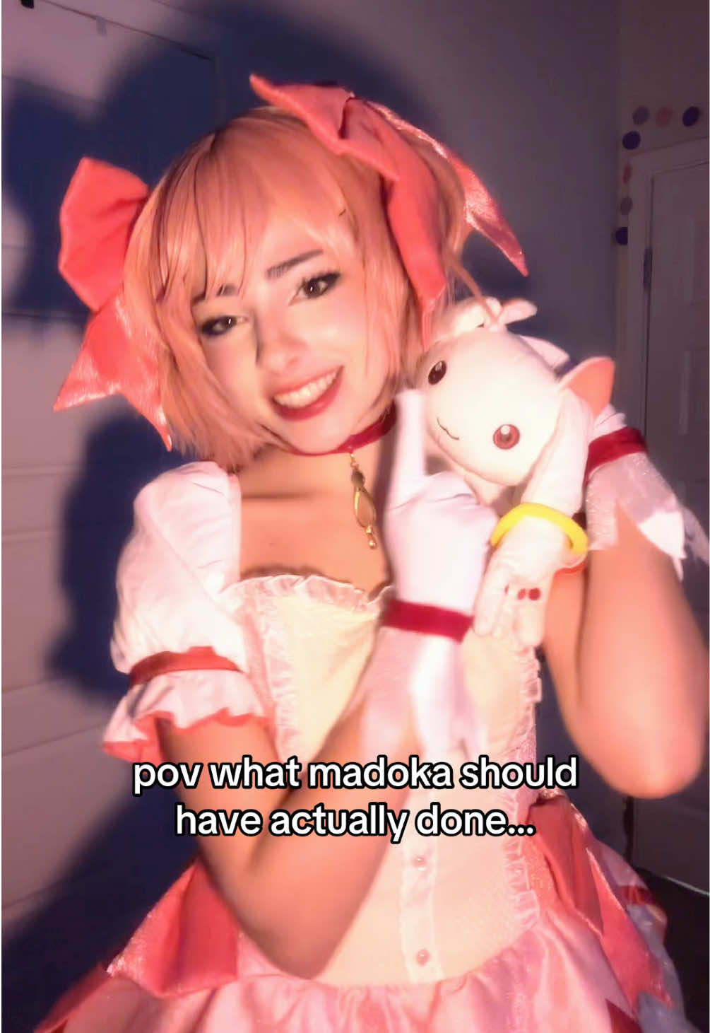 more realistic lol. #kyubey #madokamagica #incubator #magicalgirl #madoka #cosplay 