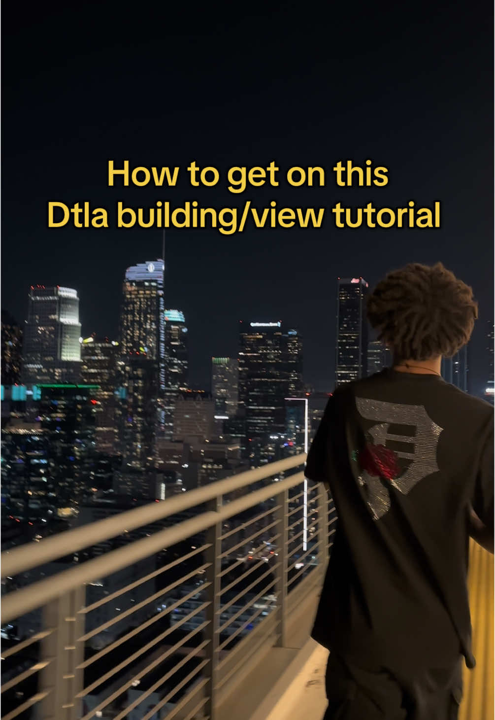 Tutorial to get on Dtla building/views #fyp#losangeles#wildlife#dtla#buildings#views#viral#foryoupage 