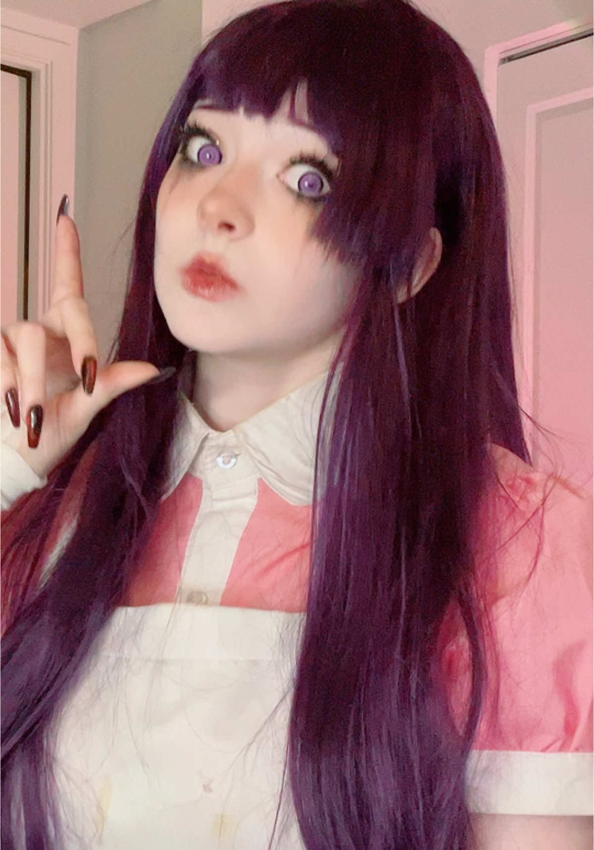 YOURE NOT SPECIAL FOR WINNING A GAME WITH SOMEONE WHO U KNOW WAS NEVER PLAYING #mikan #mikantsumiki #mikancosplay #mikantsumikicosplay #danganronpa #danganronpacosplay 