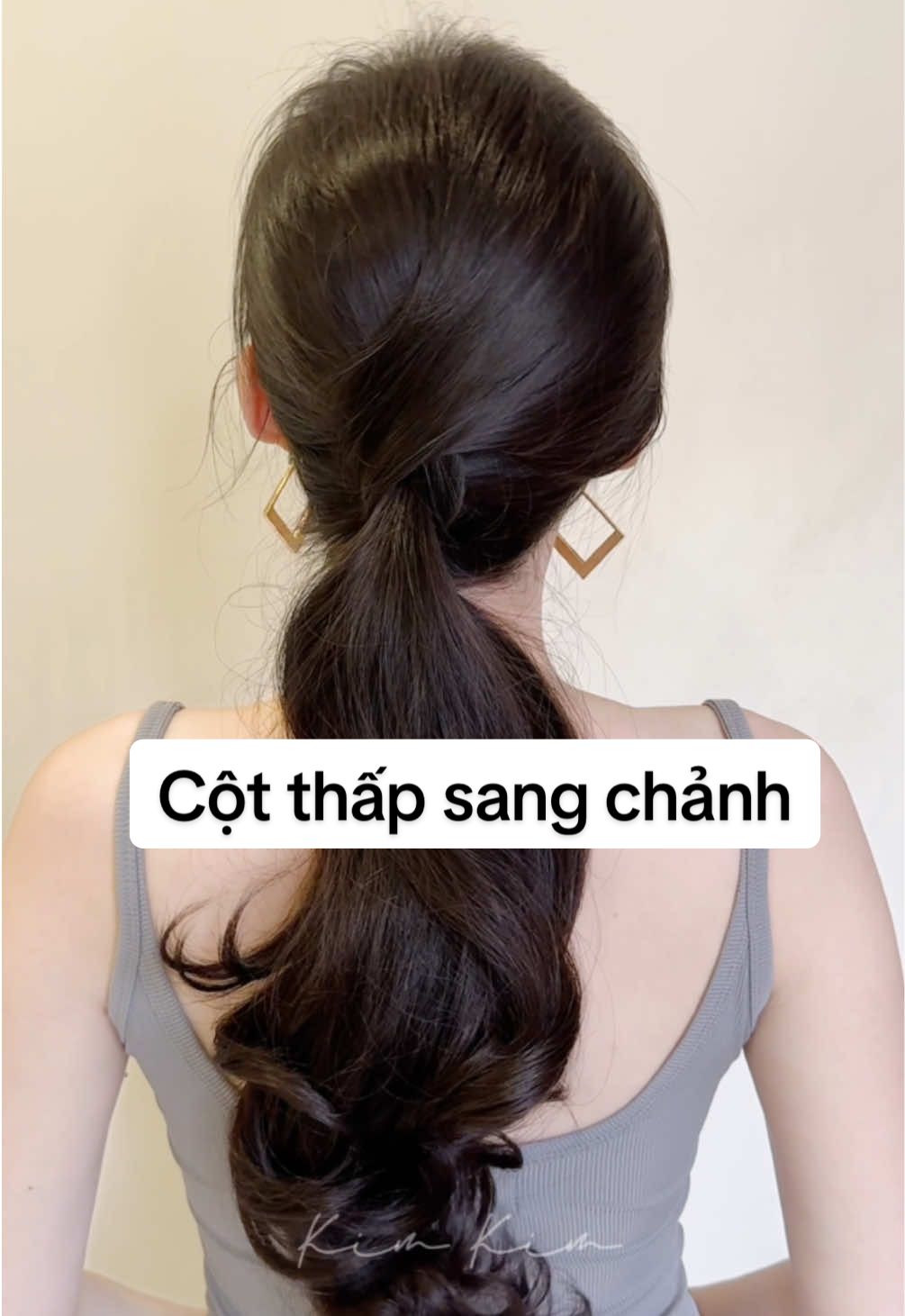 Tóc cột thấp sang chảnh #ViralBeauty #tocdepmoingay #kieutocdep #cottocdep #tocdilam #tocditiec #minhlakim 