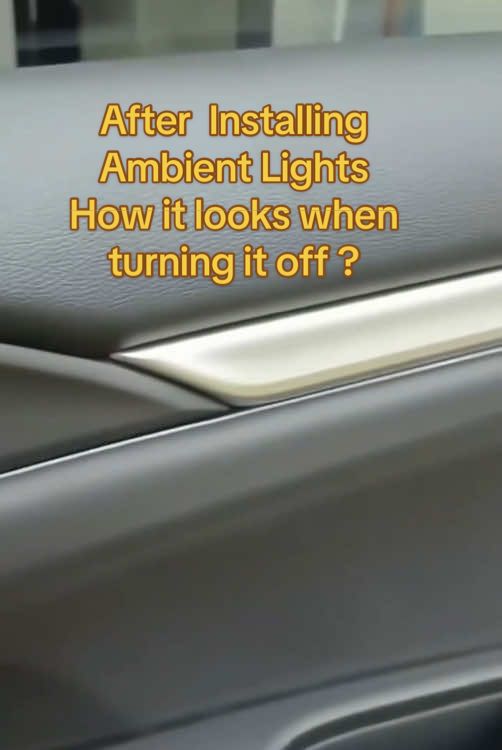 How it looks when turning off the lights? Would it be weird? This video show you how it looks.  Don’t worry about it! 