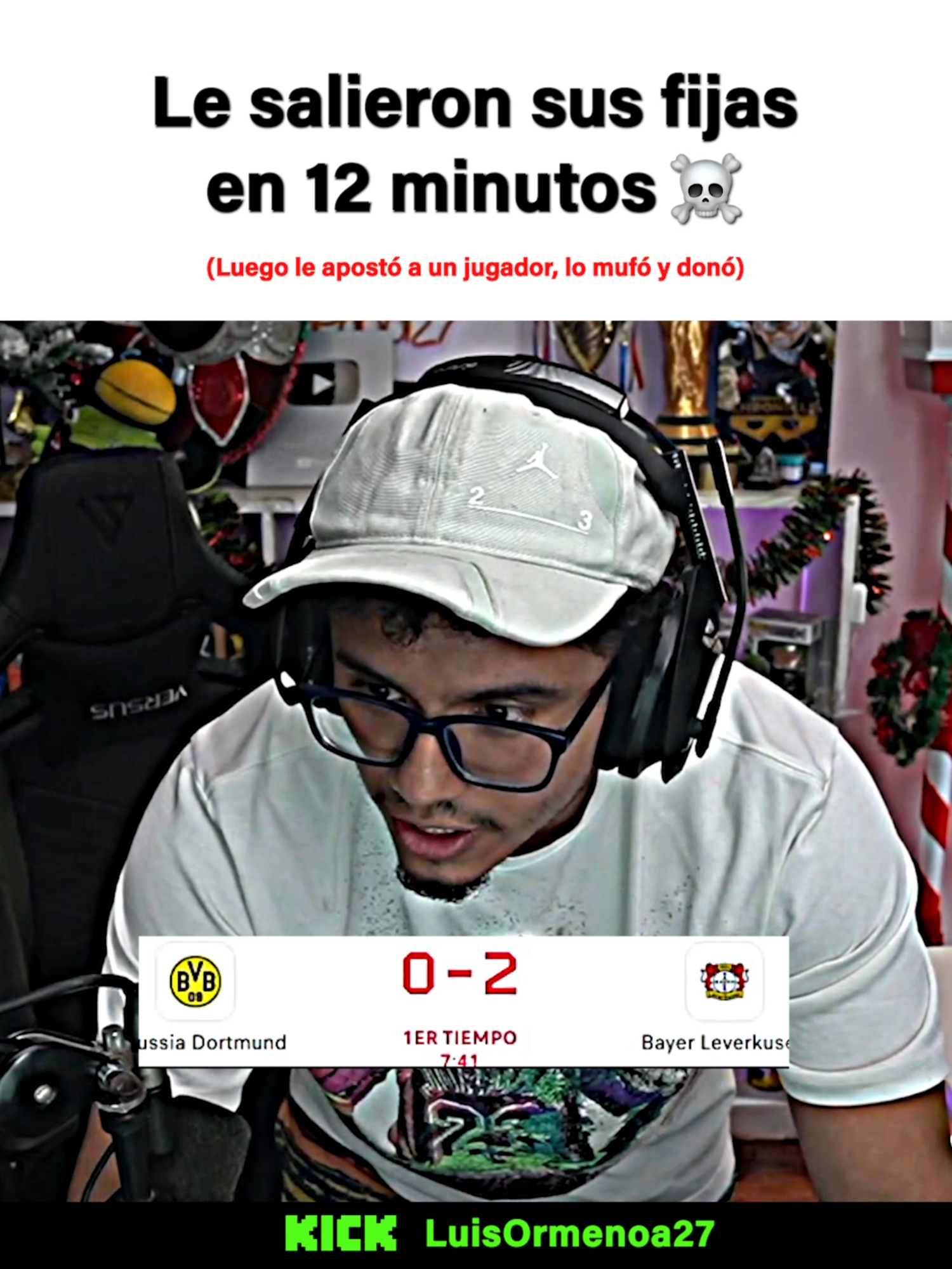 Ganó y luego donó 🗿 xdd #Futbol #Leverkusen #Dortmund #Bundesliga #AstonVilla #NottinghamForest #PremierLeague #kick #stream #LuisOrmeño #fyp