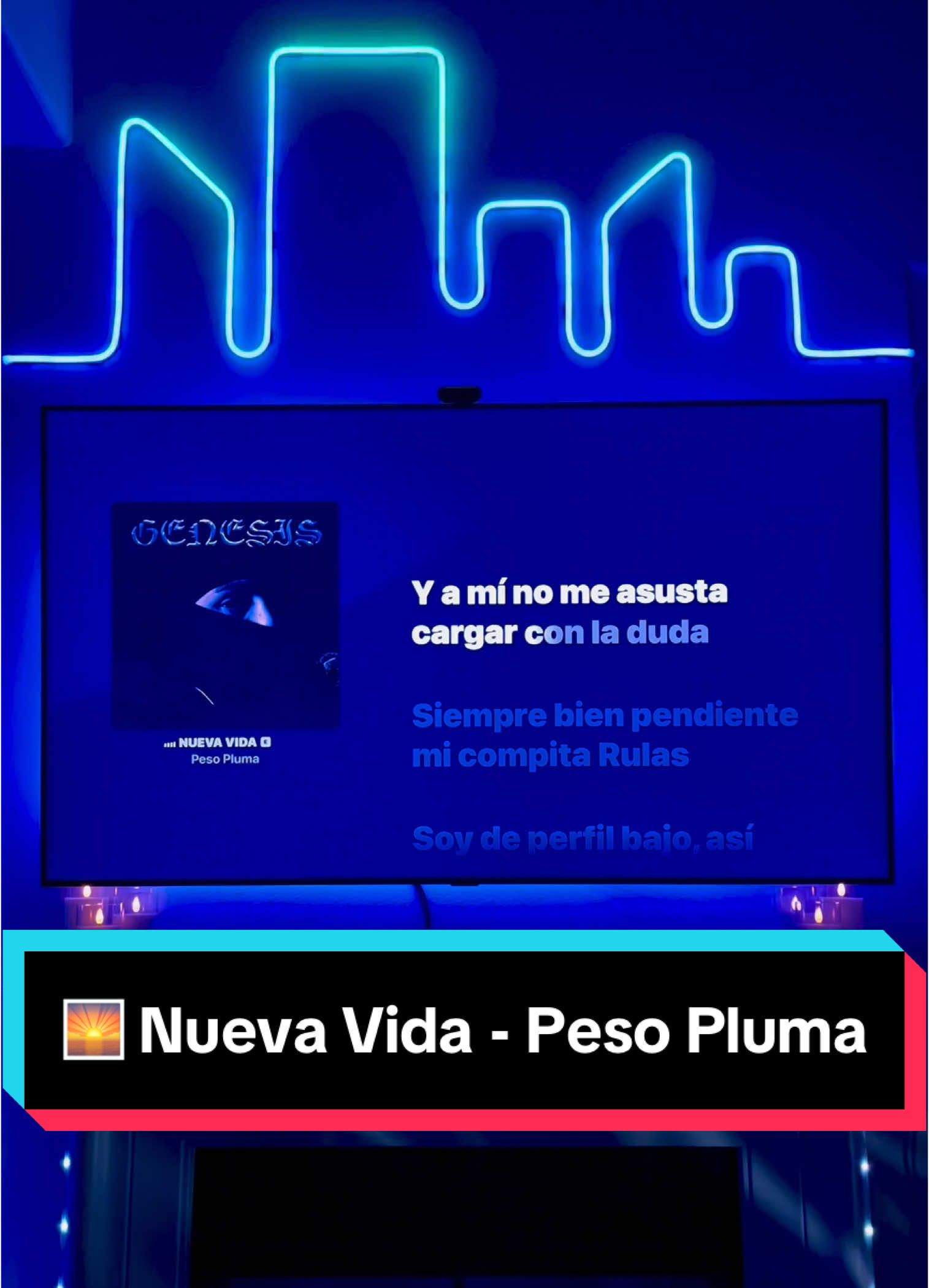 🌅 ‘Nueva Vida’ de Peso Pluma, un corrido que refleja esperanza, cambios y el inicio de un camino lleno de nuevas oportunidades. . . #pesopluma #nuevavida #letras #musica 