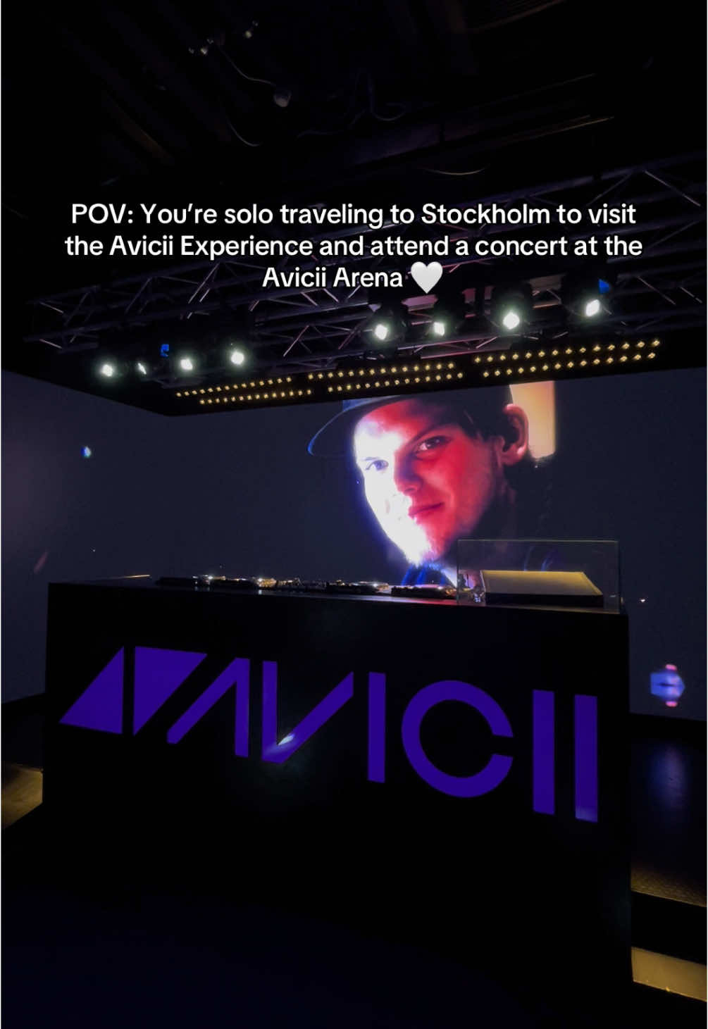 You made timeless music, Tim 🤍 #avicii #aviciiexperience #stockholm #fyp 