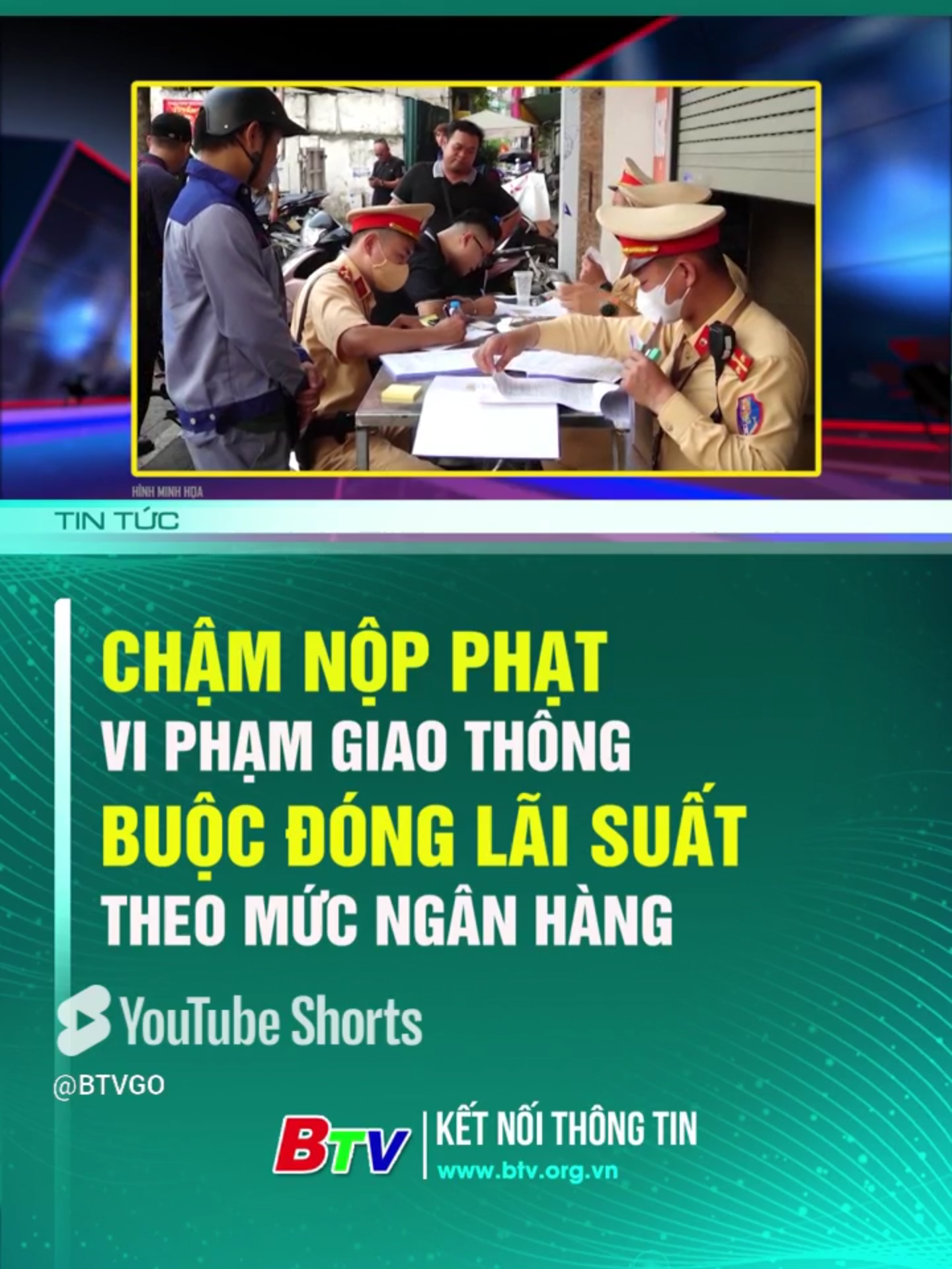 CẦN BIẾT! Chậm nộp phạt vi phạm giao thông buộc đóng lãi suất tiền phạt #giaothong #luatgiaothong #nghidinh168 #tintuc #tinhot