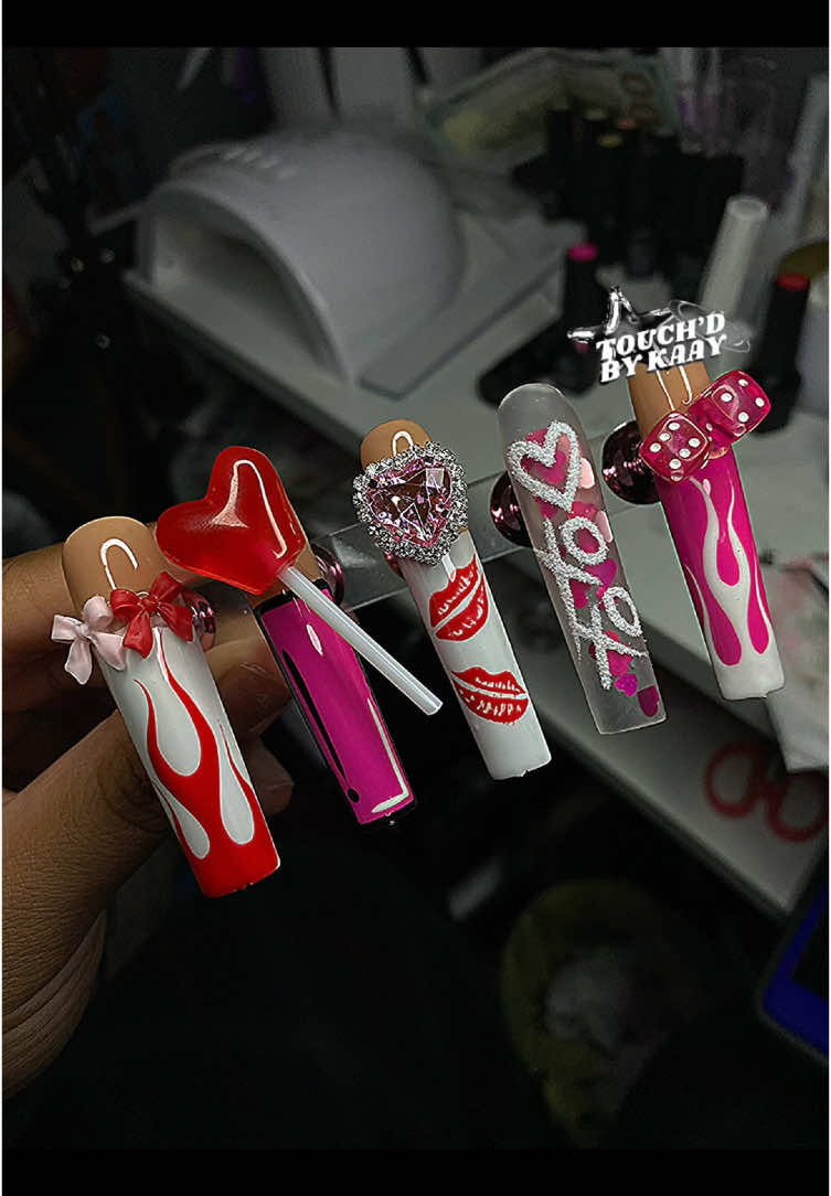 24hrs of NAILS 💋❄️❤️🤍 #fyppppppppppppppppppppppp 