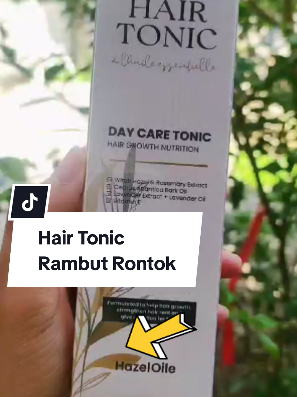 Hair Tonic #hazeloile #hazelhairtonic #hairtonic #Hair Tonic Warna Hijau Rambut Rontok 