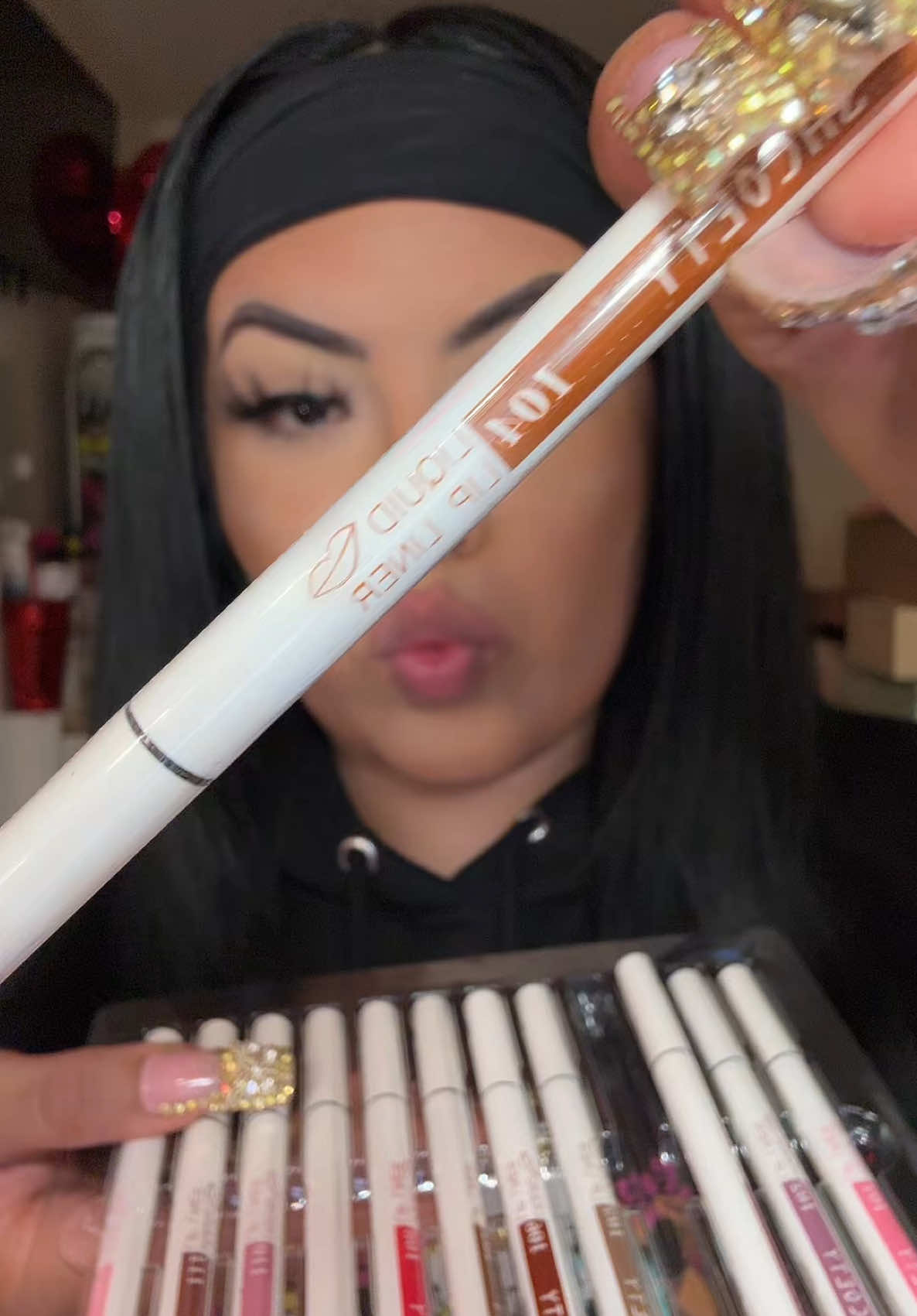 Liquid lip liners? 💋 I love these they are my favorite #liquidliners #lipliners #liplinerstain #liners #makeup #lipliners #liplinerstayn #lipcombo #lip #lipstick #fyp #fyppppppppppppppppppppppp 