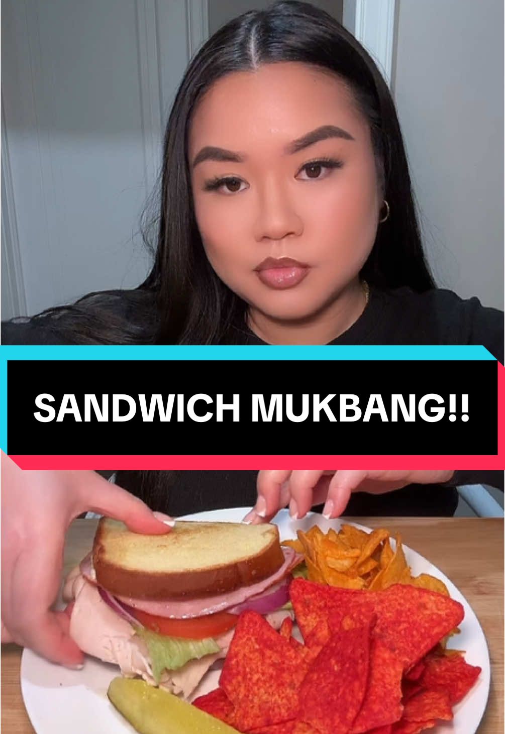 🤣🤣🤣 SANDWICH MUKBANG!! @GMAC♒️ can you not… I’m trying to diet 😩 #sandwich #mukbang #mukbangeatingshow #foodtiktok #funnyvideos #yummy #yummyfood #sogood #fyp #sandwichmukbang 