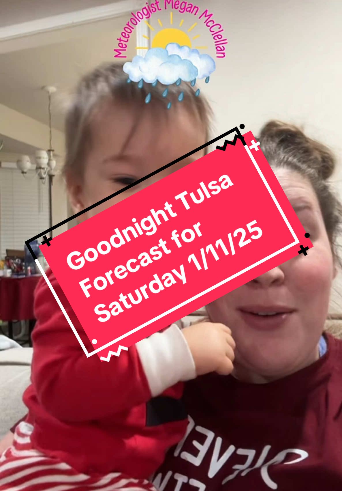 Goodnight, Tulsa! We’re slowly warming up! 🌞 Morning temperatures will start at a chilly 18°, but the afternoon brings some relief as we climb to 40°! Expect plenty of sunshine with a few clouds hanging around. It’s a step in the right direction, so hang in there! Don’t forget the layers in the morning, but you might be able to ditch the heavy coat by afternoon. See you tomorrow, Tulsa! #TulsaWeather #TulsaForecast #GoodnightTulsa #TulsaOK #TulsaLife #TulsaMeteorologist #WomenInSTEM #WomenOfWx #MeteorologistLife #MeteorologistMom Tulsa weather, Tulsa forecast, goodnight Tulsa, Tulsa OK, Tulsa Oklahoma, Tulsa life, Tulsa meteorologist, meteorologist, women in STEM, women of wx, meteorologist life, meteorologist mom