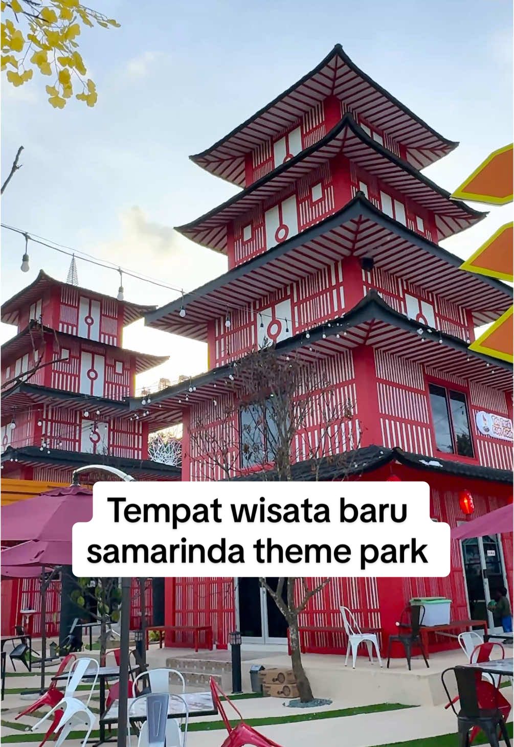 Akhirnya samarinda punya tempat wisata baru namanya samarinda theme park yang bakal buka 16 januari 2025 #fyp #foryourpage #kulinersamarinda #jajanansamarinda #makanansamarinda 