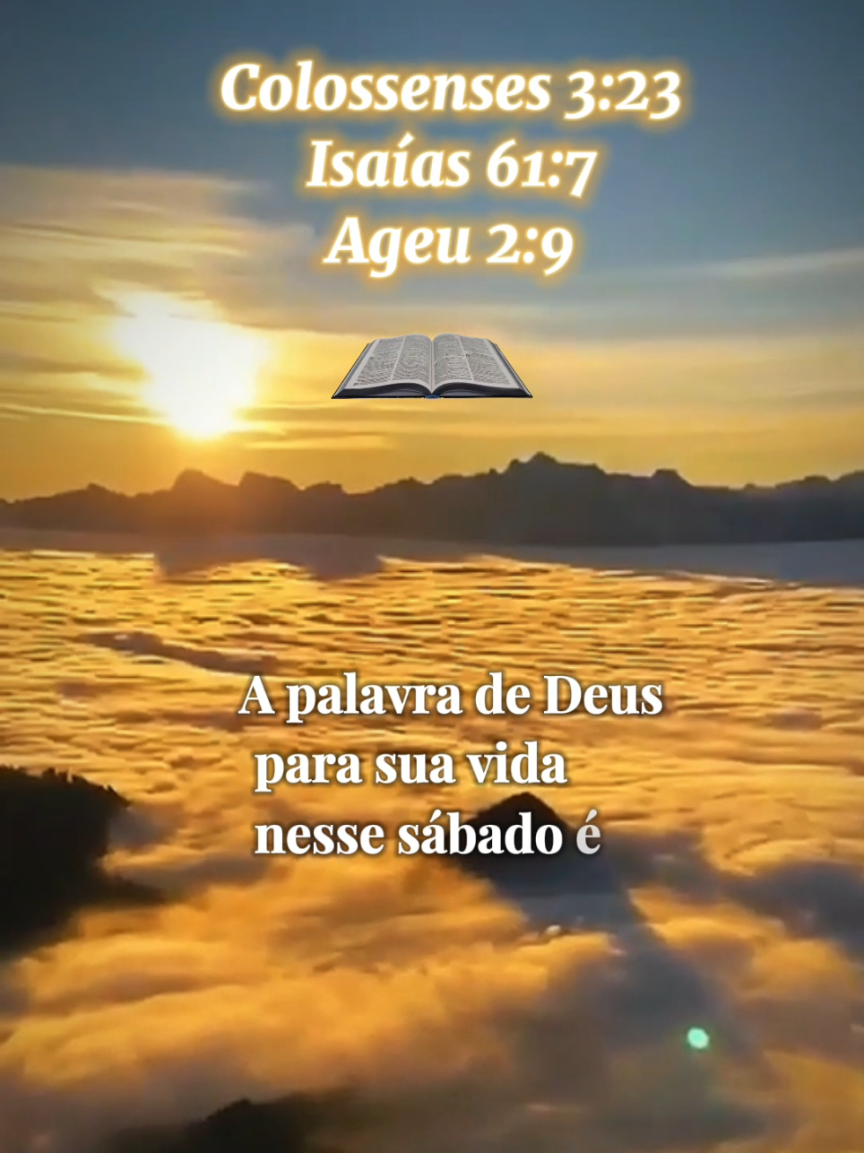 Palavra de Deus para o seu sábado! #oração #gratidão #benção #cristãosnotiktok #bomdia #sabado #palavradedeus #palavradodia 