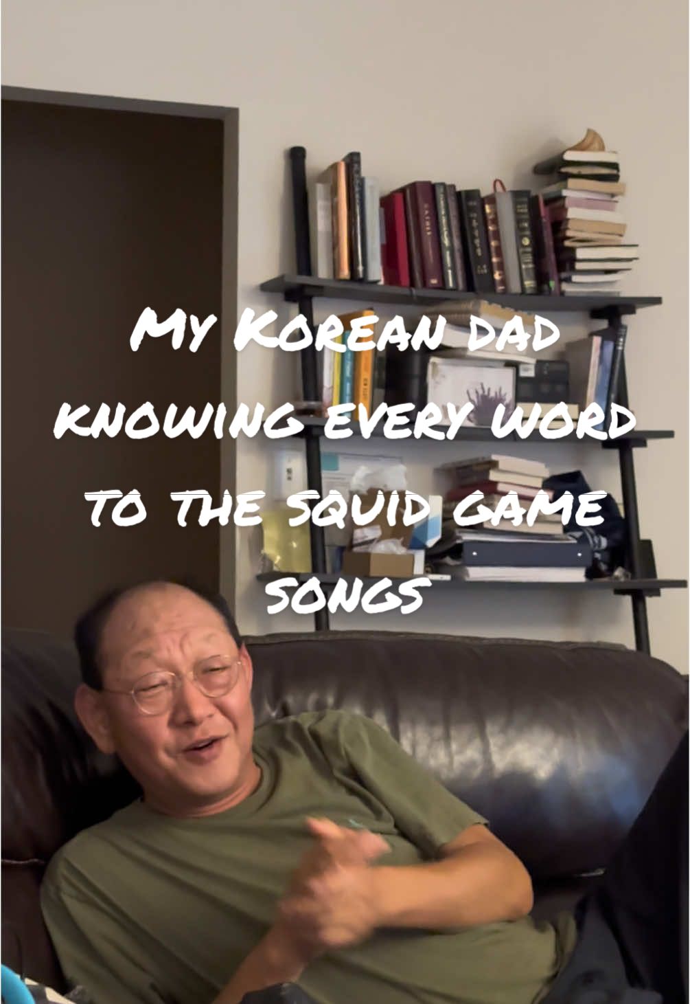 POV: you watch the most intense episode of squid games but the song they’re playing is from your appa’s childhood so he sings along innocently 🥹 #squidgame #roundandround #squidgamesong #squidgamechallenge 