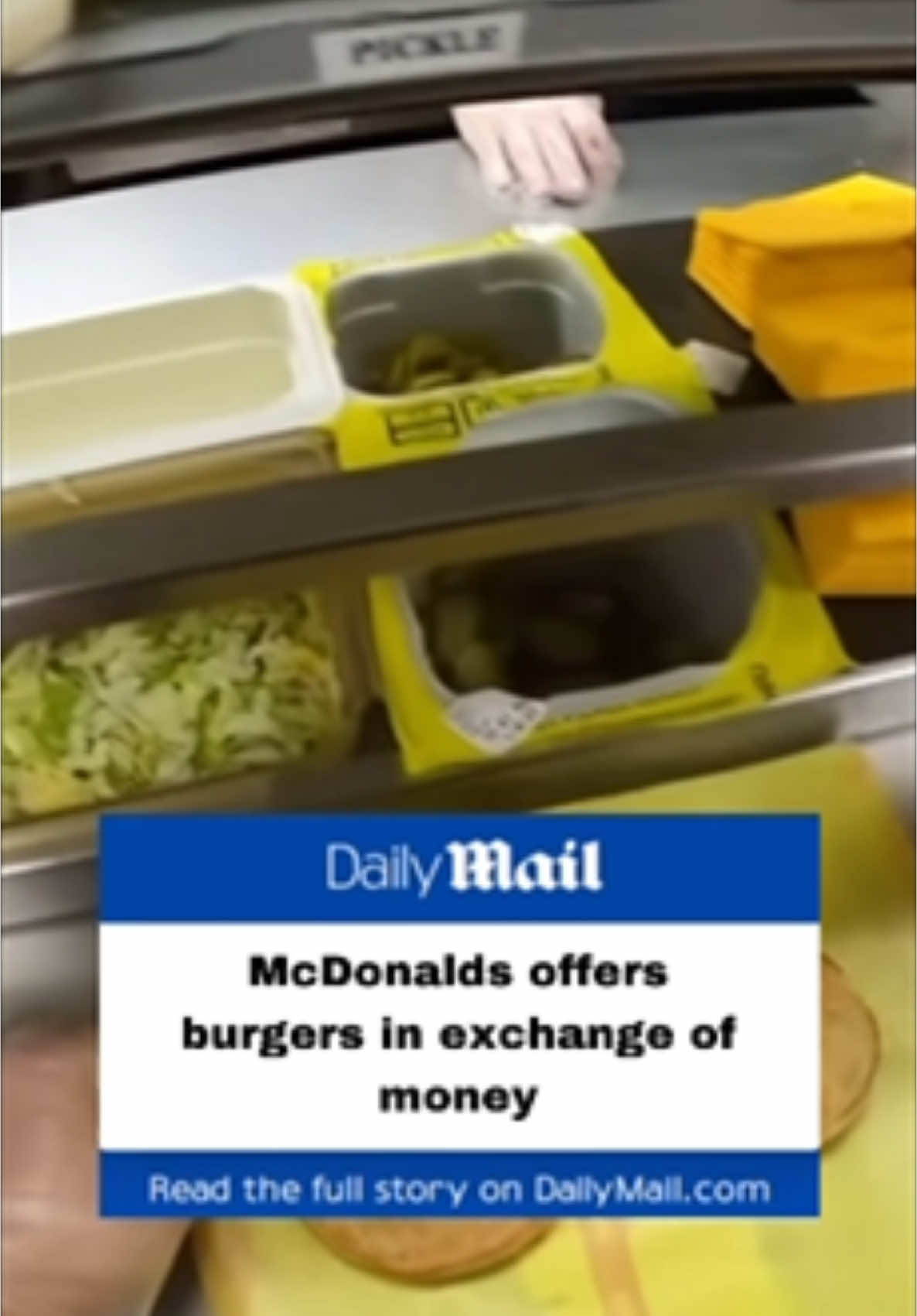 I can’t believe this!!!! Burgers for money?? #mcdonalds #dailymail #daily #mail #ilikemen 