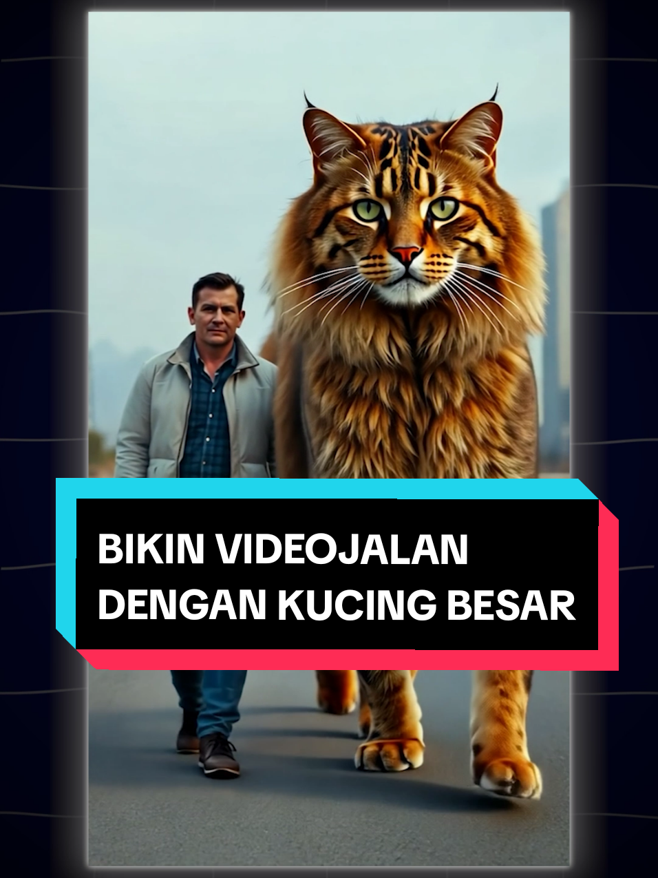 Ini dia cara bikin video jalan dengan kucing besar atau kucing raksasa. Buat kalian yang pengin tutorial lengkapnya, kalian bisa tonton di channel YT : Creative Aldi (link di bio) #aivideo #aiimage #tutorialai #ai #videokucing #aivideogenerator #idekonten #idekontenai #aitutorial #aiviral 