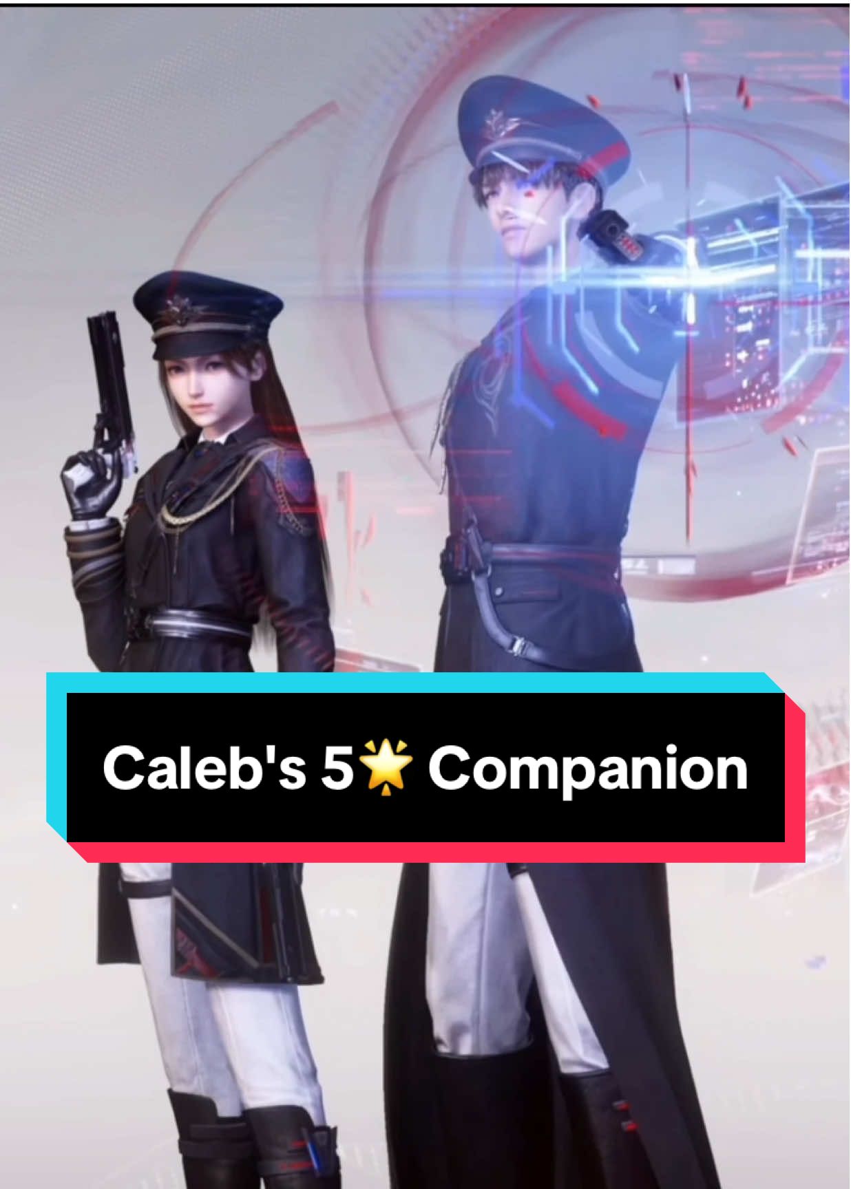 哥哥 companion is GG. I am more looking forward to abyssal chaos to try him out 🙈 #loveanddeepspace #loveanddeepspacecaleb 