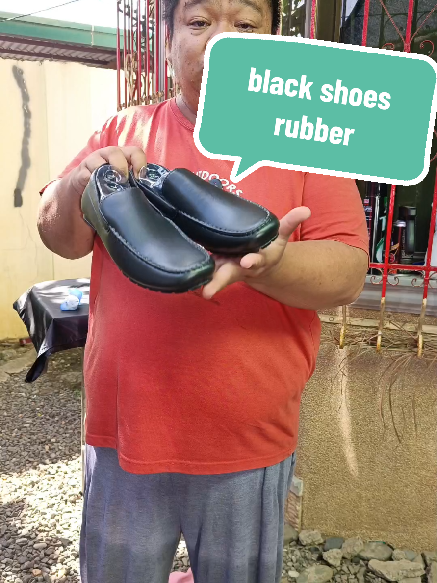 black shoes rubber #blackshoes #schoolshoes  #blackrubbershoes #rubbermadeshoes #shoesformen #blackschoolshoes #OOTD #fyp 