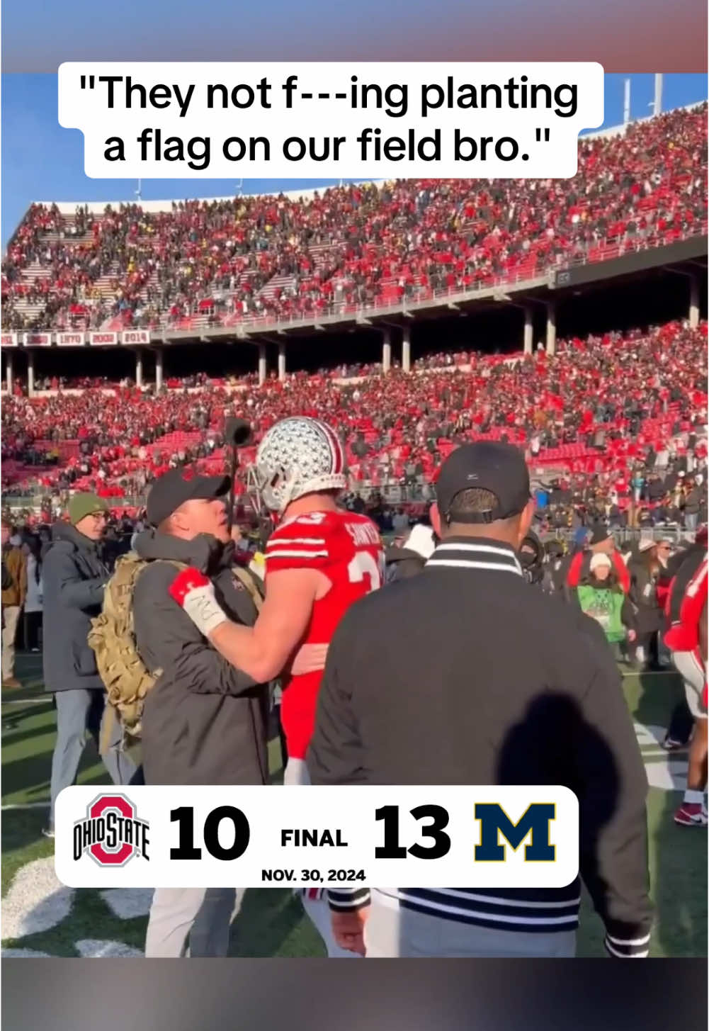 Was this moment a blessing in disguise for #OhioState 👀 (via 971thefan/IG) #cfbpostseason #cfp