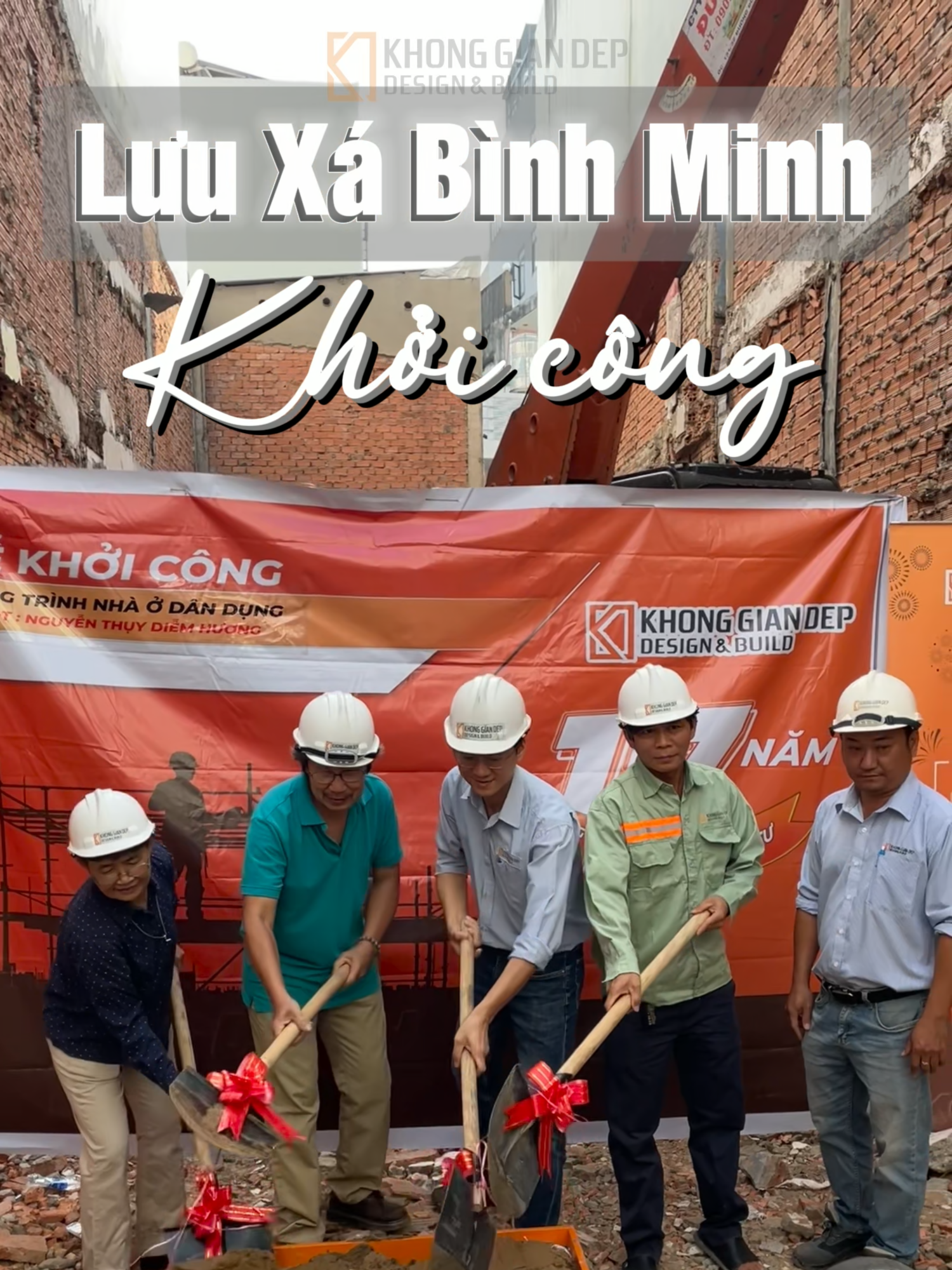 Lễ khởi công xây dựng đầu tiên của 2025! Tên công trình: Lưu xá Bình Minh Ngày khởi công: 09/01/2025 Địa điểm: Bình Thạnh, TP.HCM Đơn vị thi công: Không Gian Đẹp - Design & Build  #kgd #khonggiandep #khoicong #thicongxaydung #xaydung
