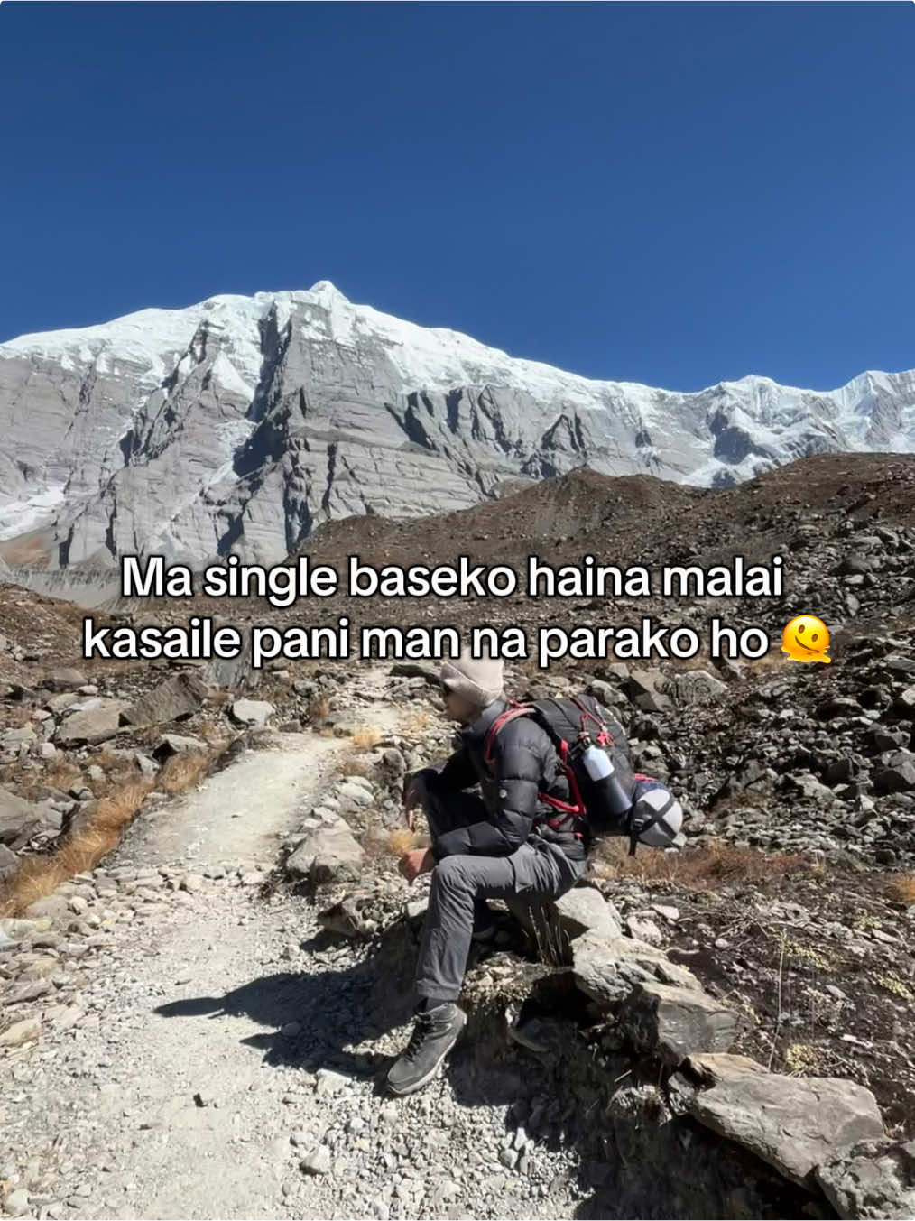 Ma single baseko haina 🤭 #nepalitiktok #trendingnepal #viralnepal #nepalilines #nepaliviralvideo #beautifulnepal #foryounepal #funnynepalitiktok #funnynepali #fyp #himalayas #nepaliquotes #northannapurnabasecamp #nabc #himal #mountains #mountain #funnynepalitiktok 