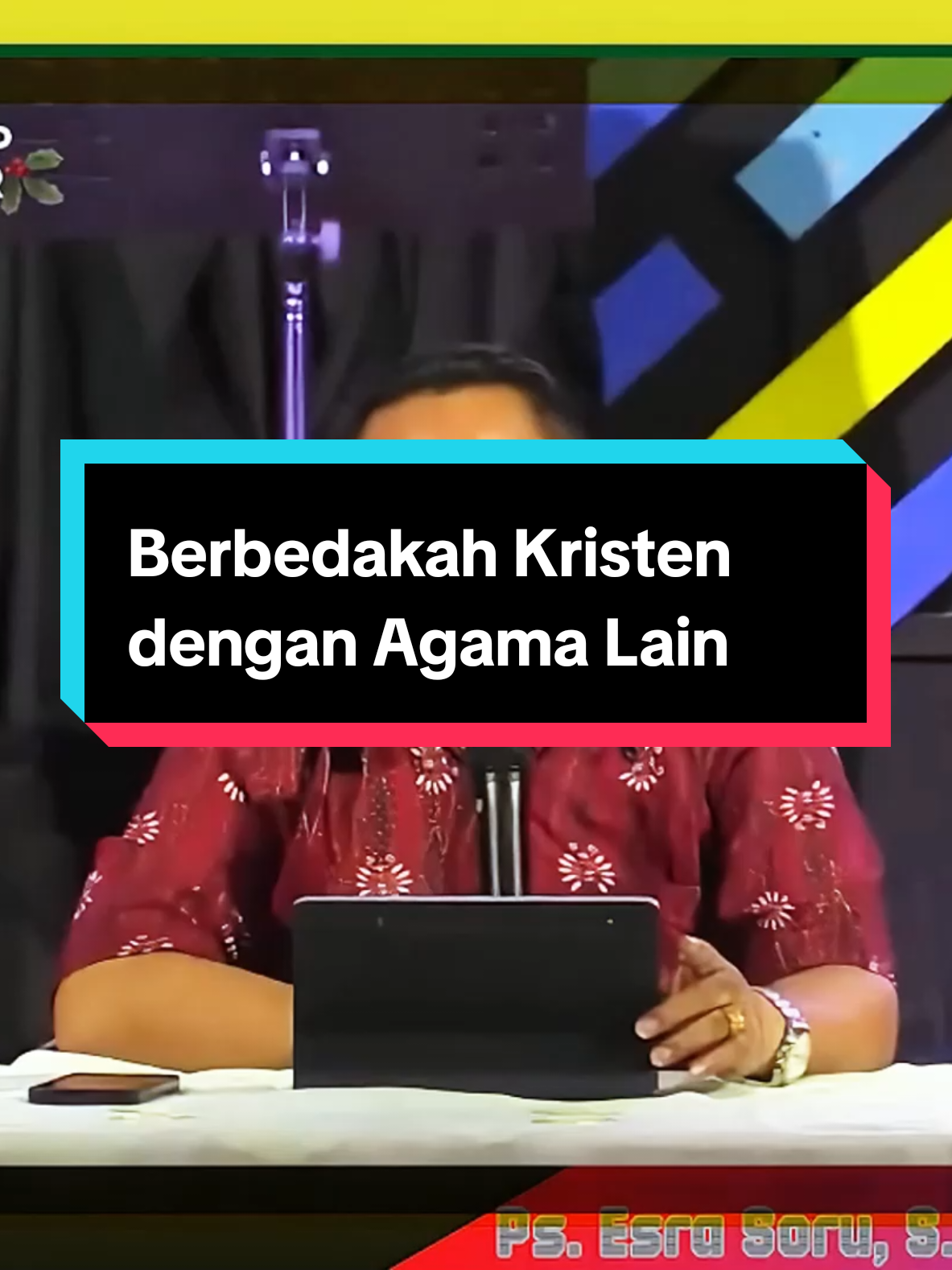 Berbedakah Kristen dengan Agama Lain #pdtesraalfredsoru #khotbahkristen #motivasi #fyp 