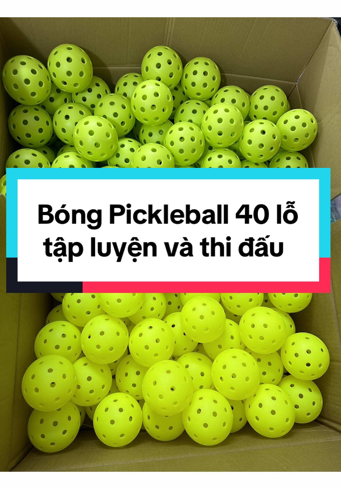 Bóng Pickleball 40 lỗ tập luyện và thi đấu #F5sport #phukienthethao #pickleball #bongpickleball #bongpickleballthidau #bongpickleballtieuchuan 