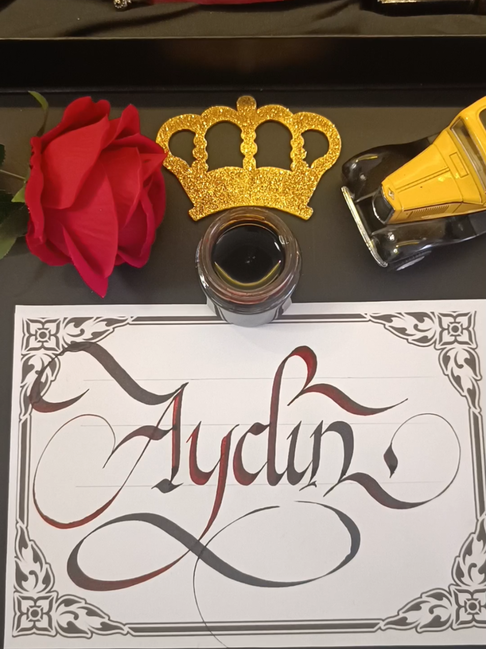 ✍️🤗#aydın #aydın09 #kesfet #fyp #kaligrafisanatı #calligraphy #sanat 