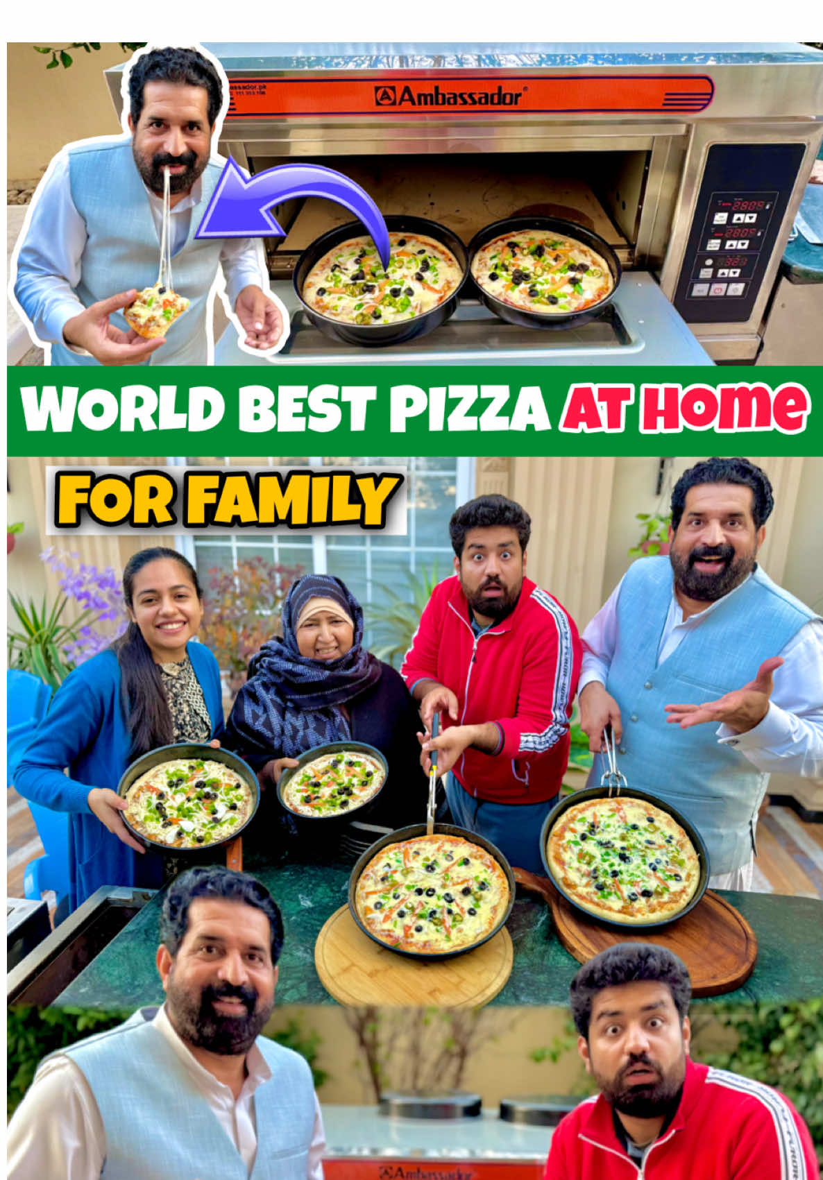 WORLD BEST PIZZA 🍕 At Home! 😍 | Surprise Party For Family! 🥳 by #ChefRizwan #babafoodrrc #tiktokcookbook #trending #shortvideo #3minutevideo #snacks #morningroution #wintercooking #familyvlog #winter #cookingvlog pizzaparty🎉 #pizzarecipe #pizzawithoutoven #pizza #pizzadough #pizzasauce #sauce #homemade #snacks #babafood #wintercooking 