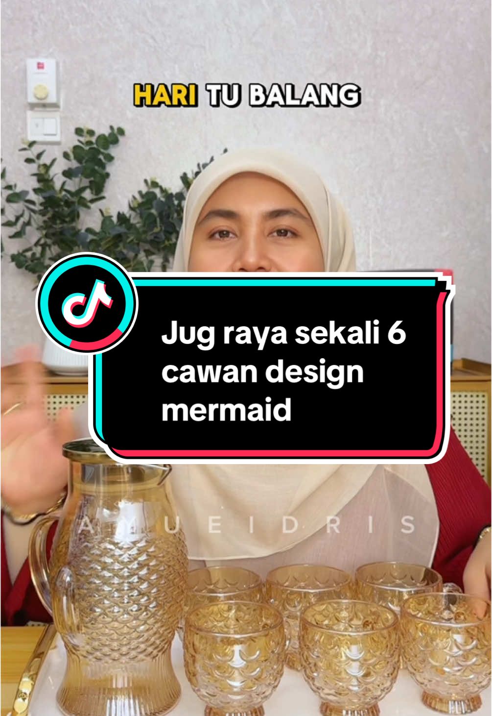 Jug raya sekali 6 cawan design mermaid! Cantik sgt 😍  #jugraya #setjug #setjugcawan #setjugcantik #setjugmewah #setjugraya 