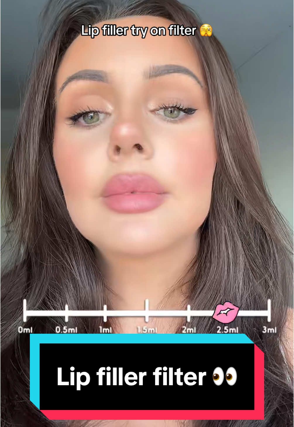 Trying the lip filler try on filter to see how much filler to get! #lipfillertryon #lipfillerfilter #effecthousecreator 