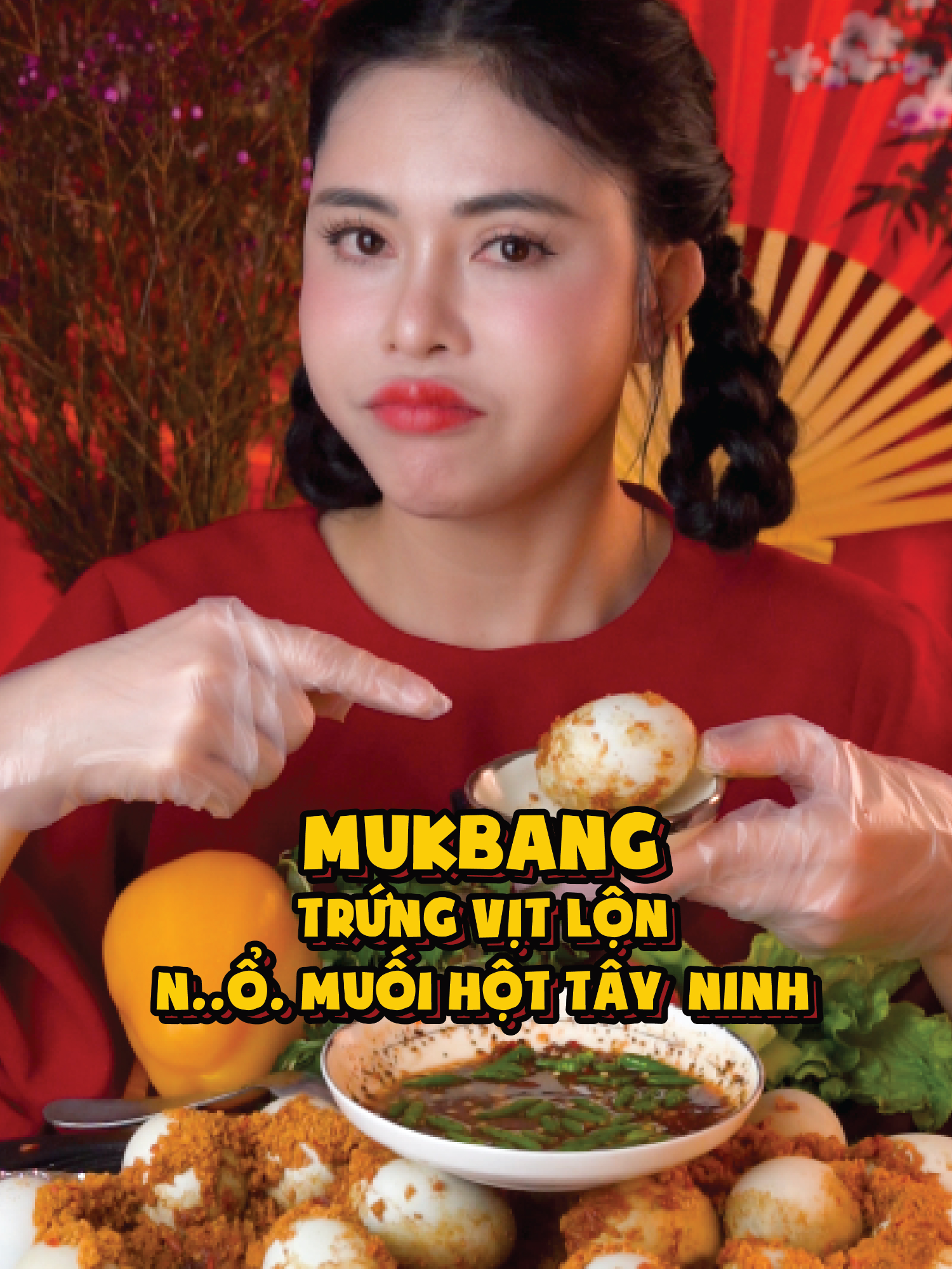 Mukbang Trứng vịt lộn n...ô.?. muối hột Tây Ninh#mukbang #vivithichan #ancungtiktok