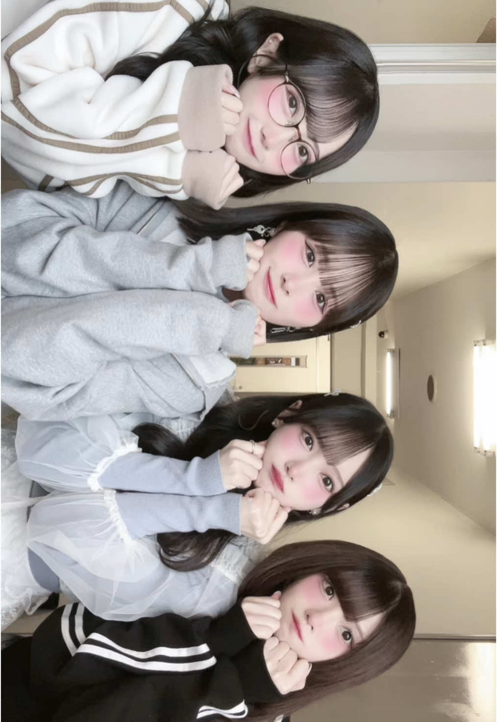 #おふしょるにっと で撮ったよ🐇♡ #ノイミー @谷崎早耶 @尾木波菜 @鈴木瞳美 @菅波美玲 