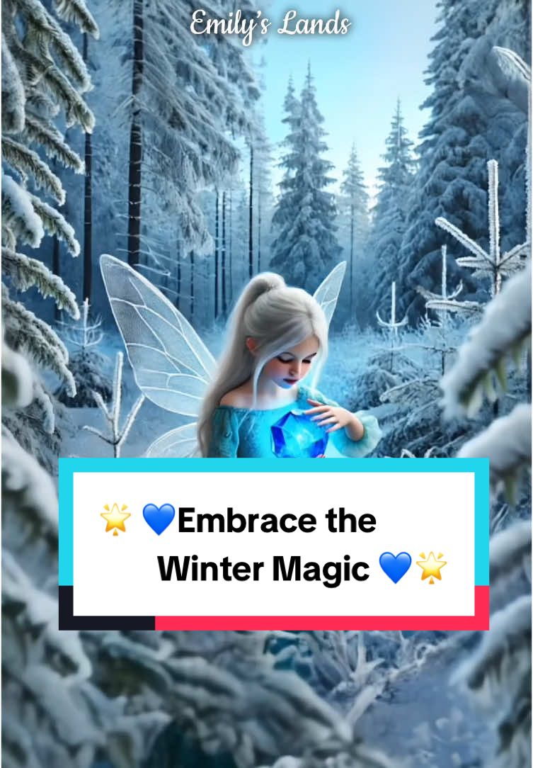 ❄️💙✨@🦋Emilys_land🦋 In this enchanted winter forest, Princess Emily discovers the power of nature and magic. As she gazes in awe at the glowing ice crystal, surrounded by ethereal butterflies, her heart feels the warmth of the winter light. ❄️✨ What do you think of this magical moment? ✨ Would you like to see more adventures in this snowy world or maybe discover new magical creatures? #livewallpapers #emilylands #emilysland #emilys_lands #wallpaper #livewallpaper #4kwallpaper #hdwallpapers #fyp #public #screen 